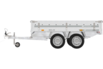 Zweiachsanhänger 254×151 mit Unitrailer Vollgummirädern 250/2 dmc 750 kg – Bild 4
